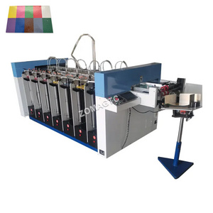 High speed automatic paper collator machine 4-24 joints newspaper calendar horizon paper collating gathering machine