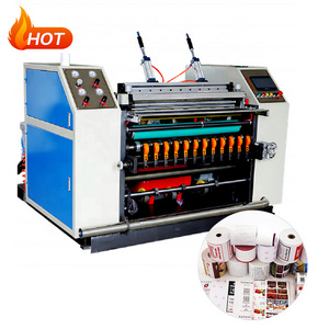 Automatic Thermal Paper Roll Cutting Machine Cash Register Rewinding Manufacturing Making Thermal Paper Slitting Machine