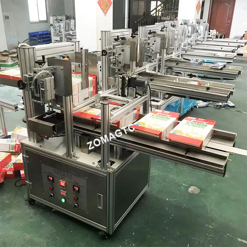 Hot Sale Automatic Box Sealing Packaging Machine Biscuit Carton Box Packing Machine Cookie Box Sealing Machine