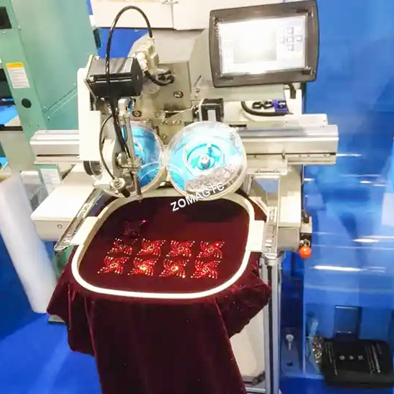 Hot Fix Rhinestone Setting Machine Rhinestone Fully Automatic Setting Machine