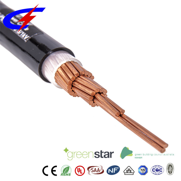 Copper Conductor XLPE coated 0.6/1kV Power Cable For Construction Cable