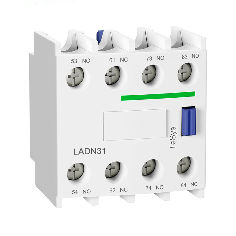 LADN31 3NO + 1NC Front mounting Screw clamp terminals Auxiliary contact block