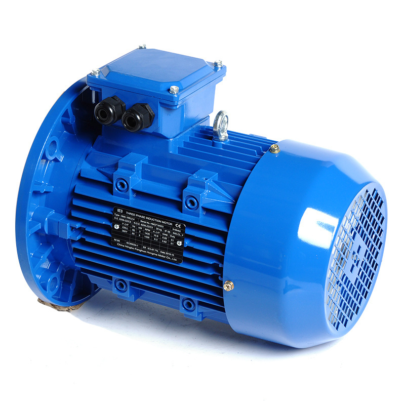 Low price high speed IE3 3000w 7.5kw 3HP 7hp 220 volt moteur asynchrone triphase 132kw ac Induction motor