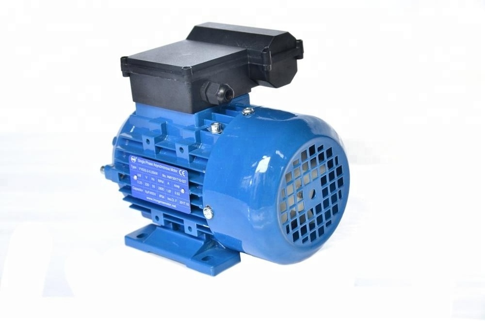 Factory Price Horizontal single phase 0.25kw Electric Motor