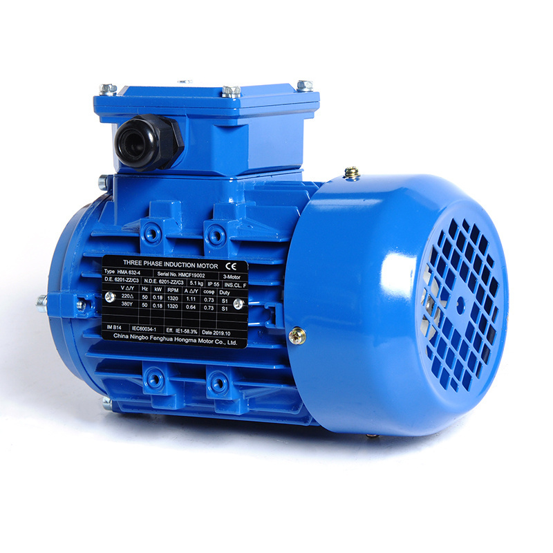 three phase asynchronous electric motors induction motor 3 phase 160kw 11 HP 12 HP 14 HP AC industrial motor standard