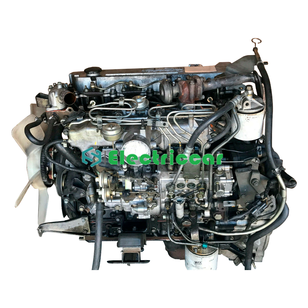 Complete Assembly Turbocharged 4HE1 Used Diesel Engine With Gearbox For Sale