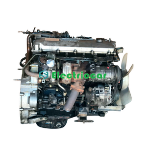 Complete Assembly Turbocharged 4HE1 Used Diesel Engine With Gearbox For Sale