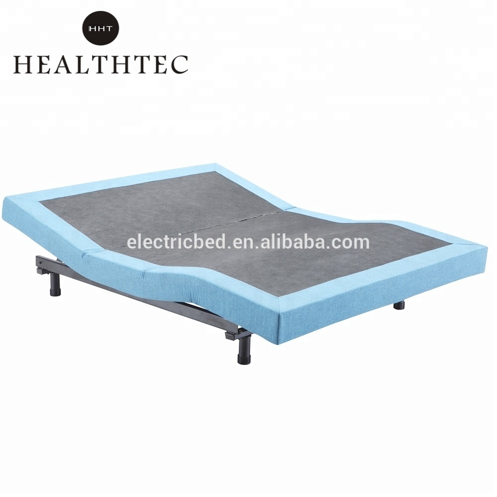 Factory Wholesale Adjustable Smart Bed Frame With Mattress And Okin Adjustable Bed Parts And Massage Function