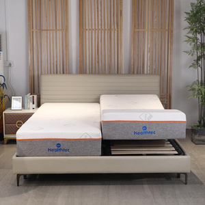 Factory Sale Electric Adjustable Bed Frame Split King Size Adjustable Bed With Mattress And Okin Adjustable Bed Base