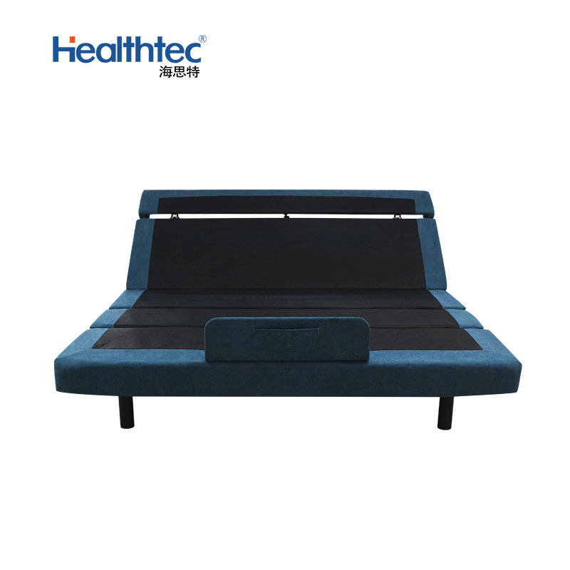 Healthtec custom okin motor adjustable bed parts electric smart bed frame with massage