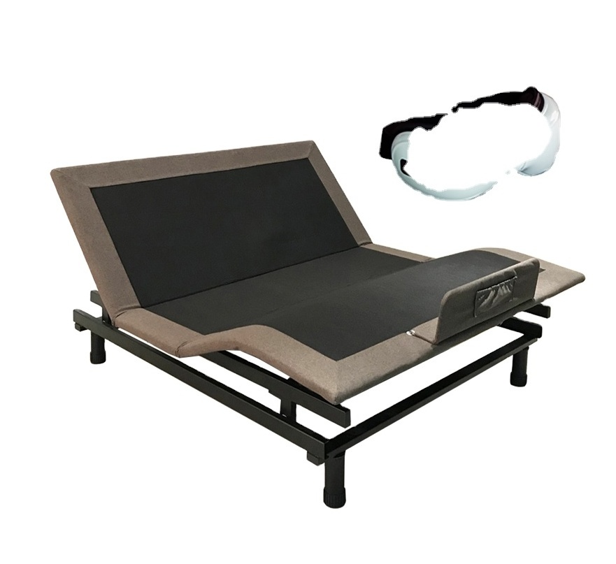 Factory Sale Adjustable Smart Bed Frame With Mattress And Okin Adjustable Bed Parts