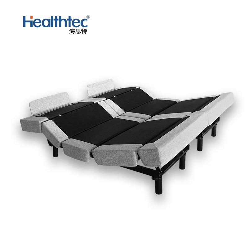 Factory Direct Sale Adjustable Electric Stainless Steel Metal Bed Frame With Mattress And Okin Adjustable Bed Parts