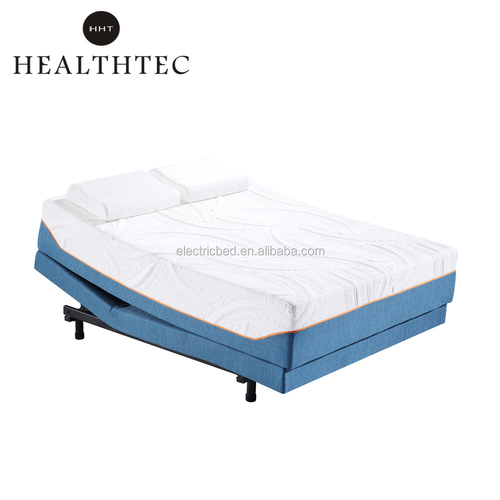 Factory Sale Adjustable Smart Bed Frame With Mattress And Okin Adjustable Bed Parts