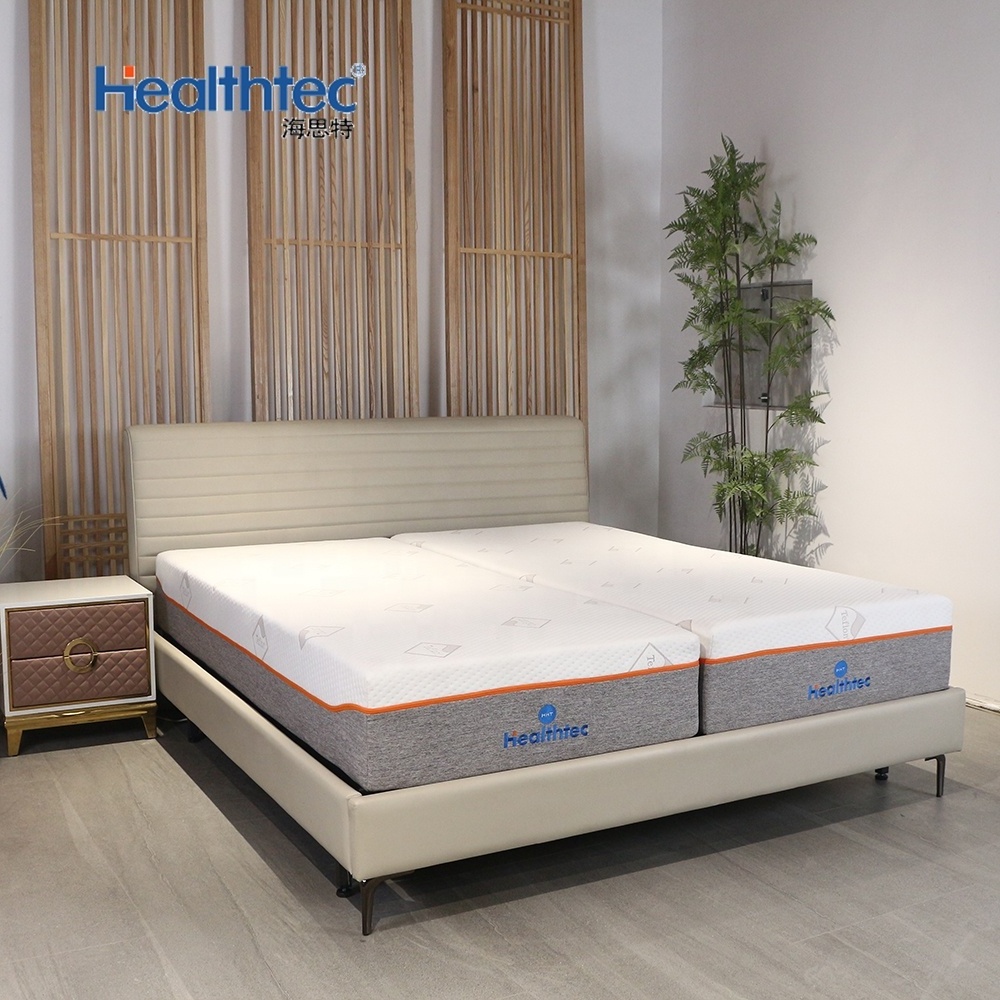 Factory Sale Electric Adjustable Bed Frame Split King Size Adjustable Bed With Mattress And Okin Adjustable Bed Base