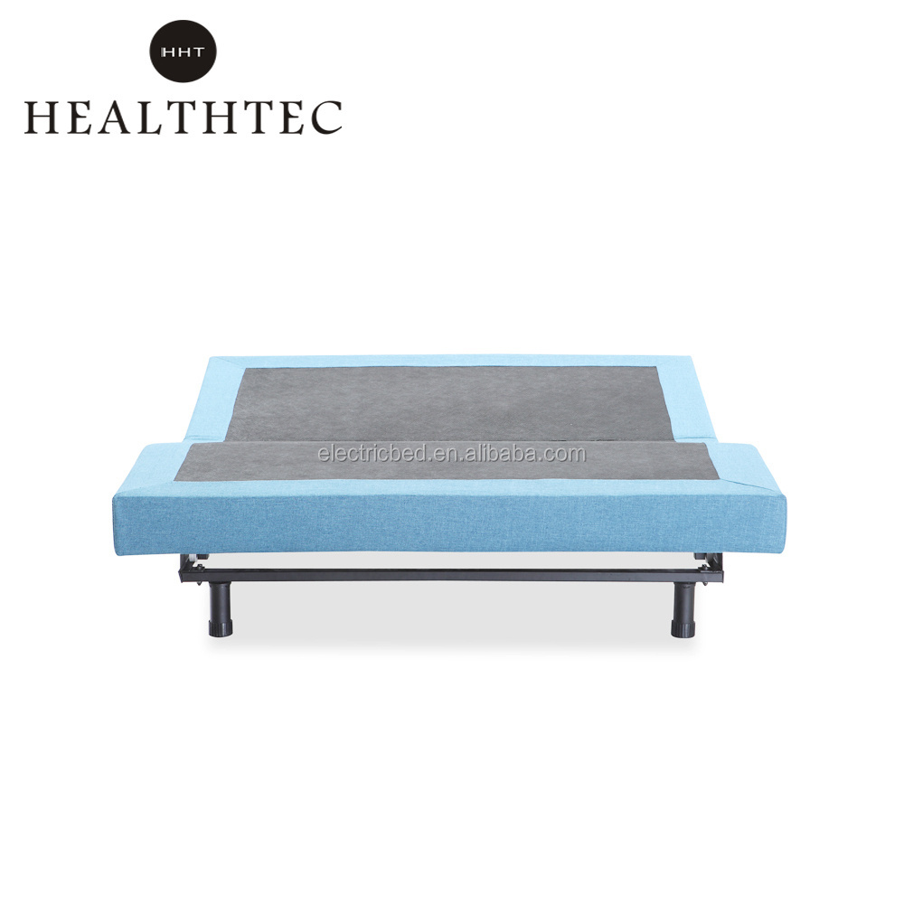 Factory Wholesale Adjustable Smart Bed Frame With Mattress And Okin Adjustable Bed Parts And Massage Function