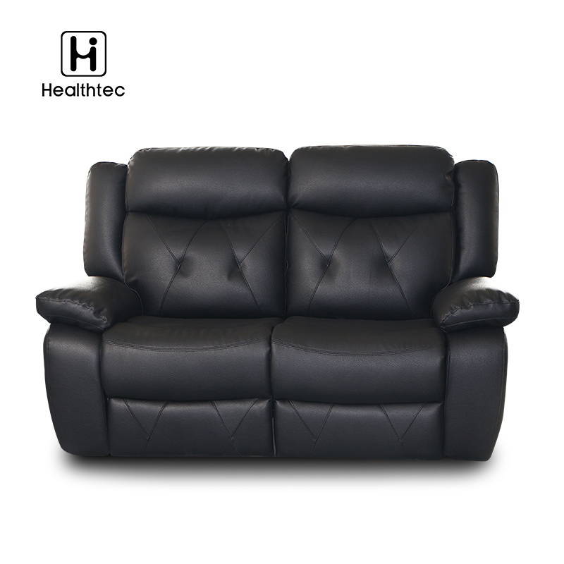 Double Seat Leather Home Cinema Reclining Sectional Sofa Set Sectional Sofa With Recliner