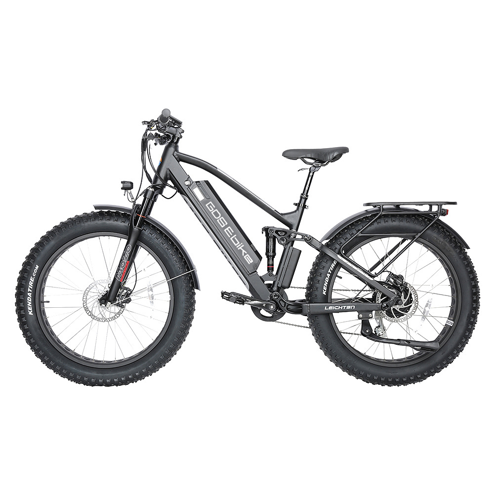 GDS EBIKE Patent M046 Full Suspension E Bike 1000w 48v Electric Bike Adult  Step Through Fat Tire Electric Bike