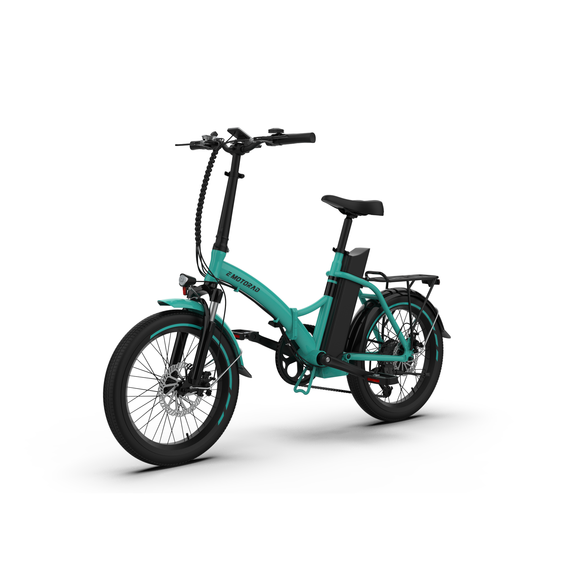 Wholesale Aluminum 2 Seater Electric Bike 36v 350w Folding Ebike 20 Inch Fat Tire Step Thru Electric Bicycle