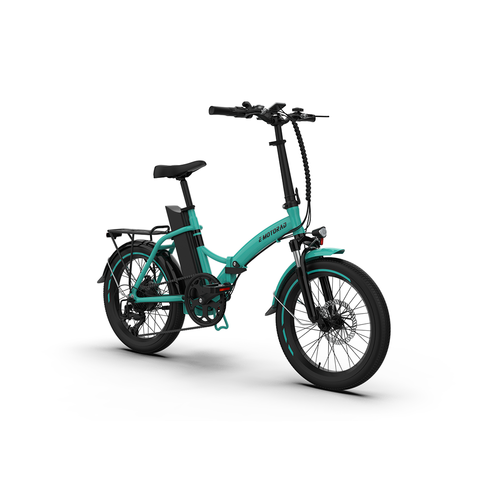 Wholesale Aluminum 2 Seater Electric Bike 36v 350w Folding Ebike 20 Inch Fat Tire Step Thru Electric Bicycle