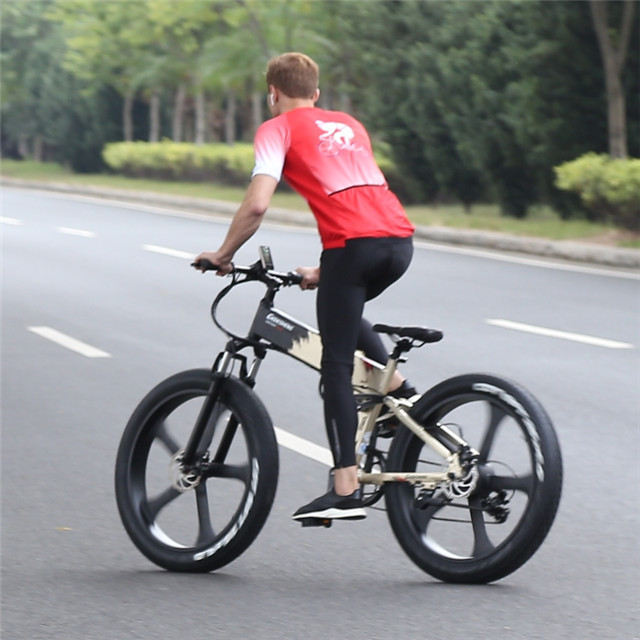 M007 Folding 26 Inches Fat Bike Electric Road Fat Tire Bike Hubless E Bike Enduro Ebike Adult Bici bisiklet