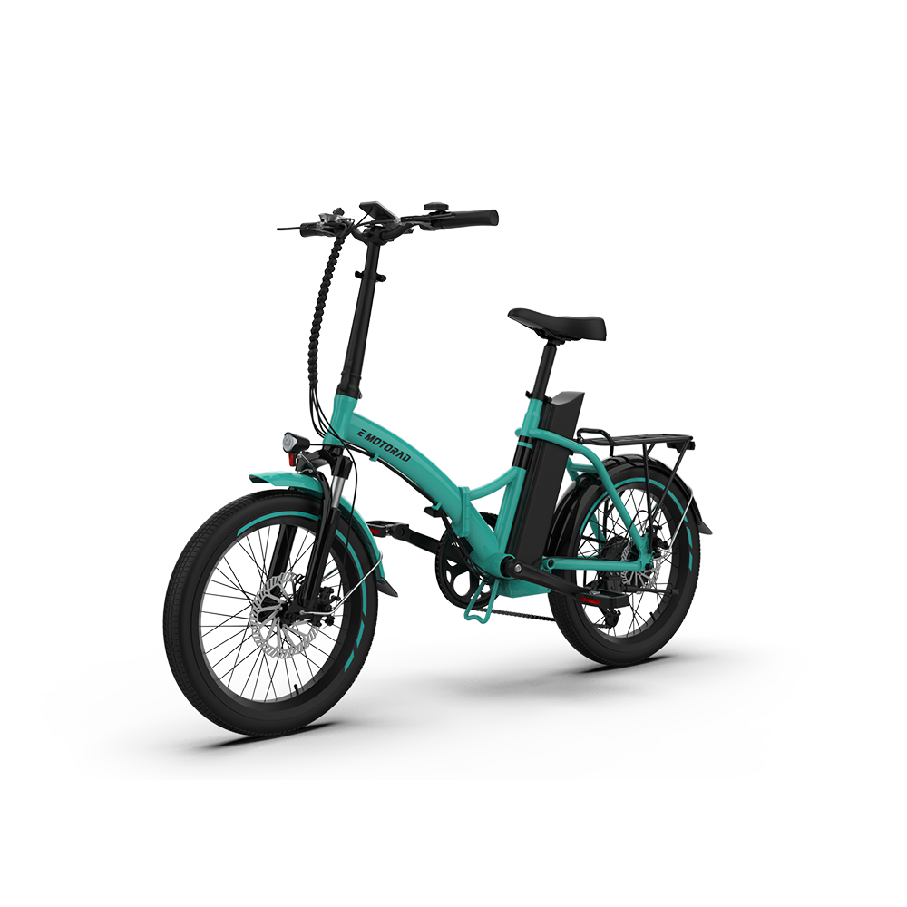 Wholesale Aluminum 2 Seater Electric Bike 36v 350w Folding Ebike 20 Inch Fat Tire Step Thru Electric Bicycle