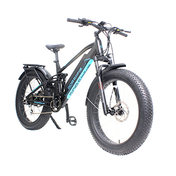 GDS EBIKE Patent M046 Full Suspension E Bike 1000w 48v Electric Bike Adult  Step Through Fat Tire Electric Bike