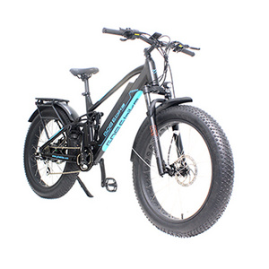 GDS EBIKE Patent M046 Full Suspension E Bike 1000w 48v Electric Bike Adult  Step Through Fat Tire Electric Bike