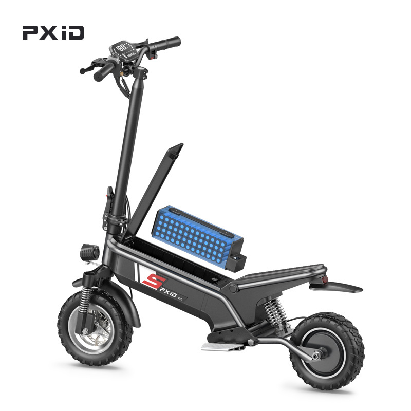 PXID 500W electric mopeds for adults off road scooter electric with seat electrische step