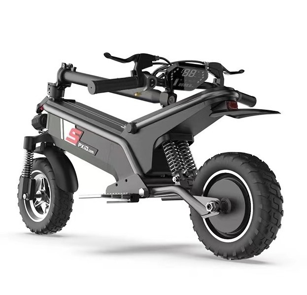 PXID 500W electric mopeds for adults off road scooter electric with seat electrische step