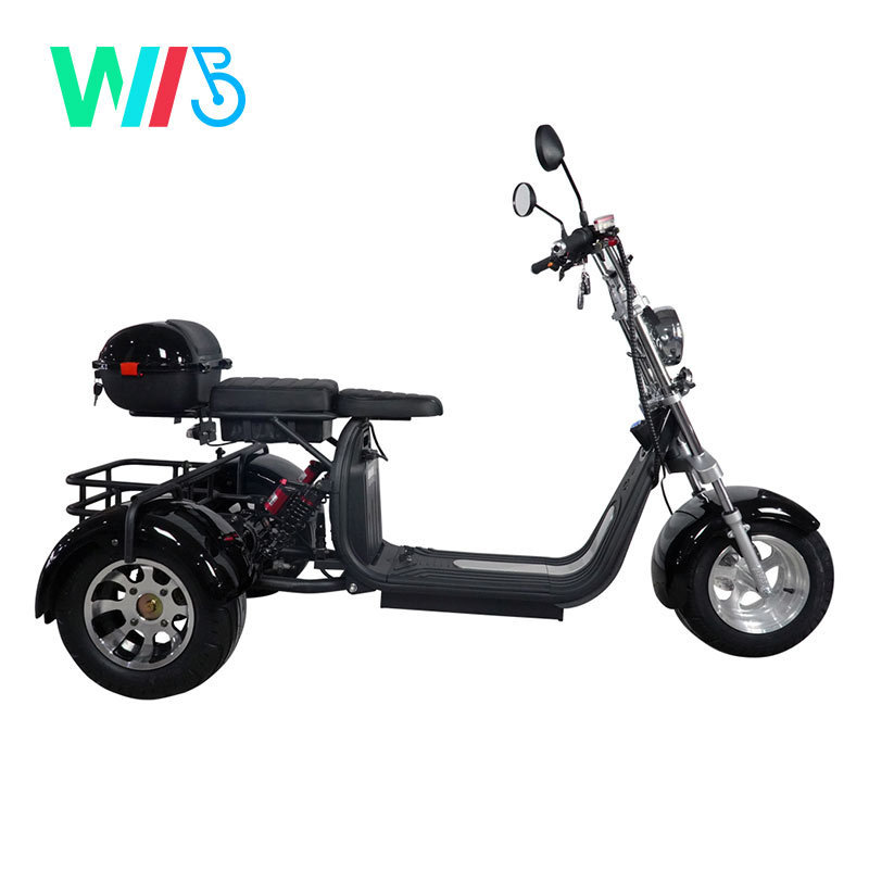 Cheap Adult Powerful Electric 3 Big Wheel Fat Tire Off Road Manned Scooters Motorcycles Citycoco