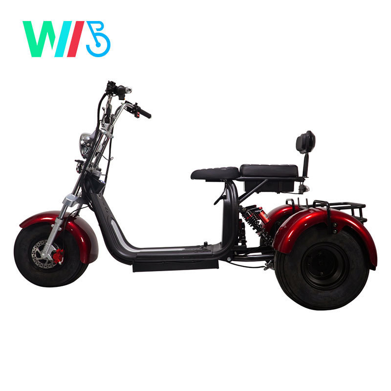 Cheap Adult Powerful Electric 3 Big Wheel Fat Tire Off Road Manned Scooters Motorcycles Citycoco