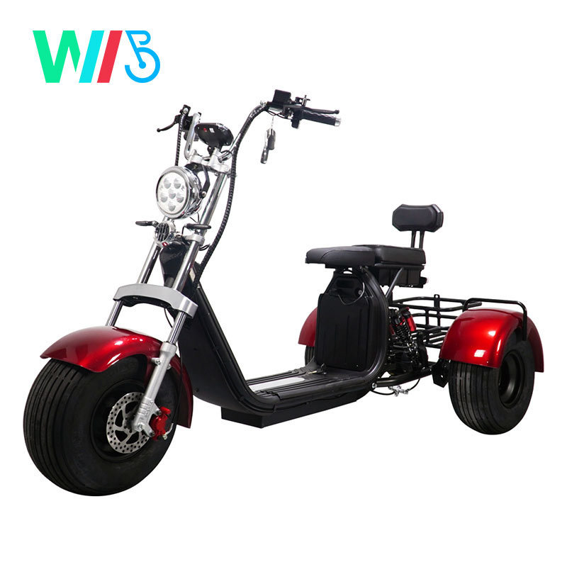 Cheap Adult Powerful Electric 3 Big Wheel Fat Tire Off Road Manned Scooters Motorcycles Citycoco