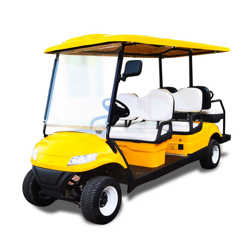 Manufacture New Model Comfortable China Europe Sightseeing Scooter Car Bus 2 4 6 8 10 Seat Off-road Electric Golf Carts Buggy