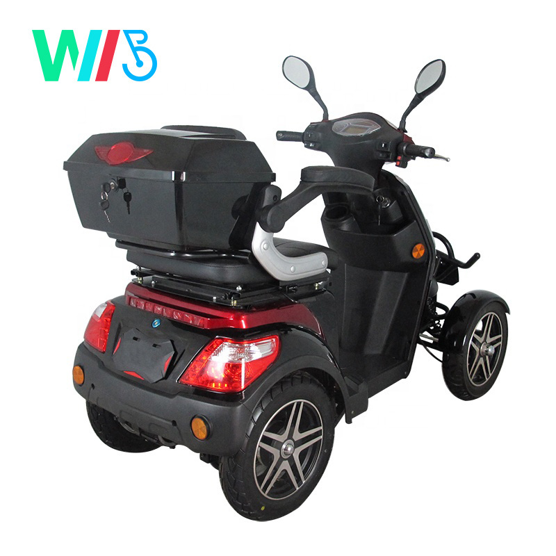 China Factory Cool Adult 4 Wheel Electric Car 60V 500W Electric New Energy Automobile Lithium Battery electric cart for elderly