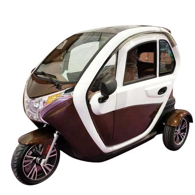 City Cars 3 Wheel Solor Panel Electric Car / Auto Rickshaw Price 3 Wheel Car Low-Speed Electric Vehicles for Sale