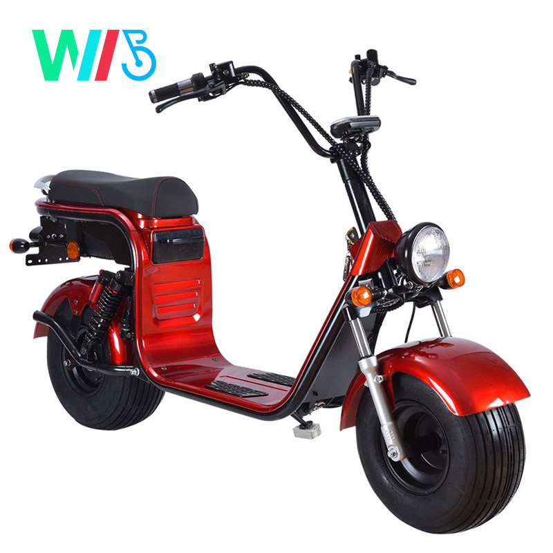 EEC CityCoco Electric Mini Scooter 1500W/2000W Motor Adult Powerfull Mini Chopper Bike with Disc Brake Two Wheels