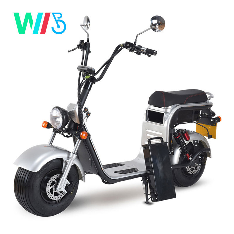 EEC CityCoco Electric Mini Scooter 1500W/2000W Motor Adult Powerfull Mini Chopper Bike with Disc Brake Two Wheels