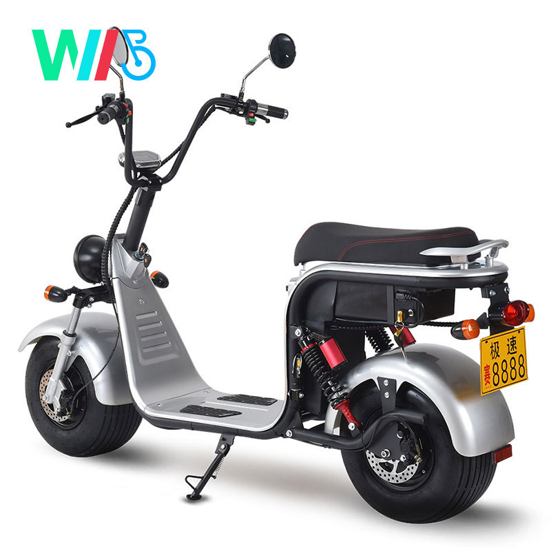 EEC CityCoco Electric Mini Scooter 1500W/2000W Motor Adult Powerfull Mini Chopper Bike with Disc Brake Two Wheels