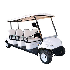 Manufacture New Model Comfortable China Europe Sightseeing Scooter Car Bus 2 4 6 8 10 Seat Off-road Electric Golf Carts Buggy