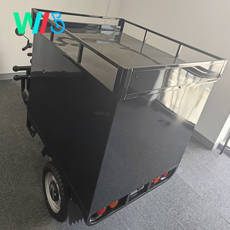 Electric Food Ice Cream Drump Truck Tricycle for Cargo 1 ton with Cabin Solar Panel High Power 3 wheels Dumper Truck EEC