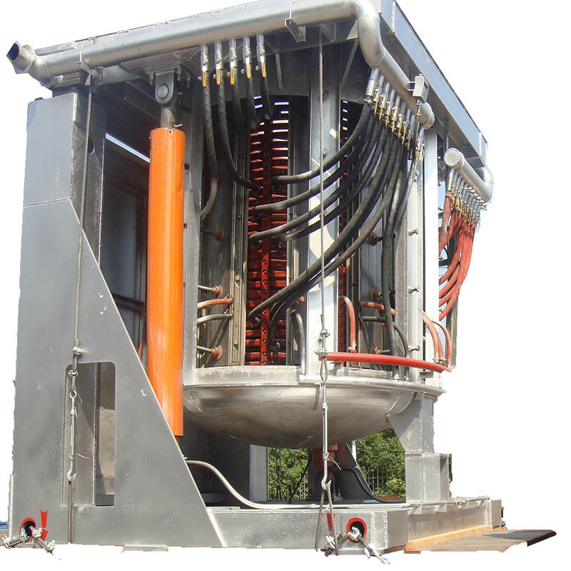 brass cast iron melting induction furnace 500kg - 1000kg induction electric mini blast furnace