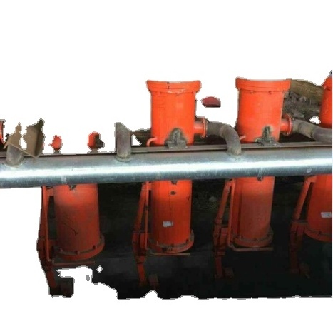 Steel billets vertical casting machine with copper tube inside