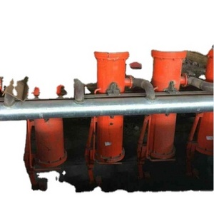 Steel billets vertical casting machine with copper tube inside