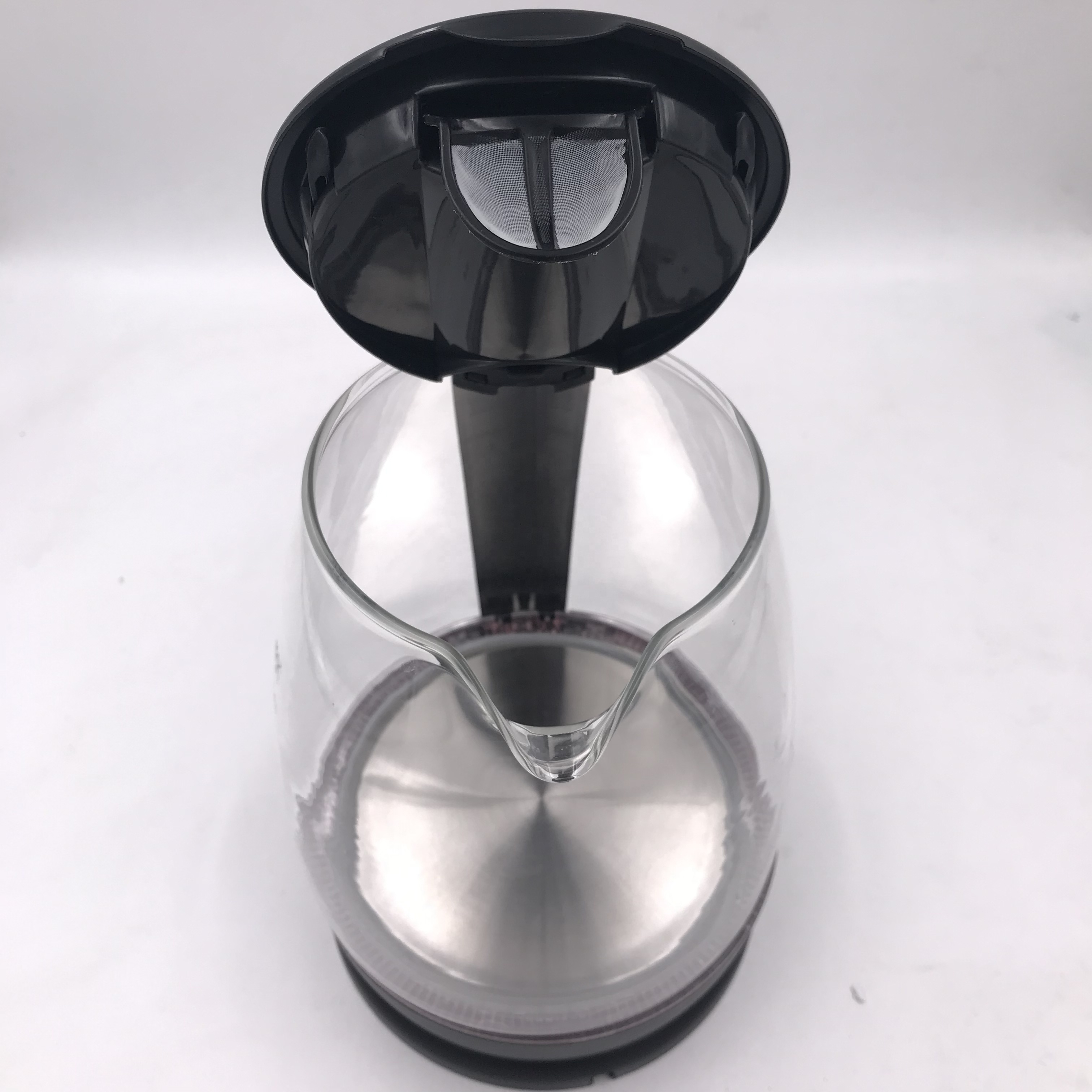 360 degree rotation kettle glass chinese tea kettle industrial electric kettle