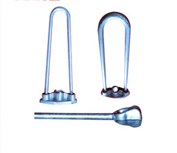 Overhead Line Accessories Stay Rod with Bow cross-head Hot dip galvanized Bow Stay rod for Stay set