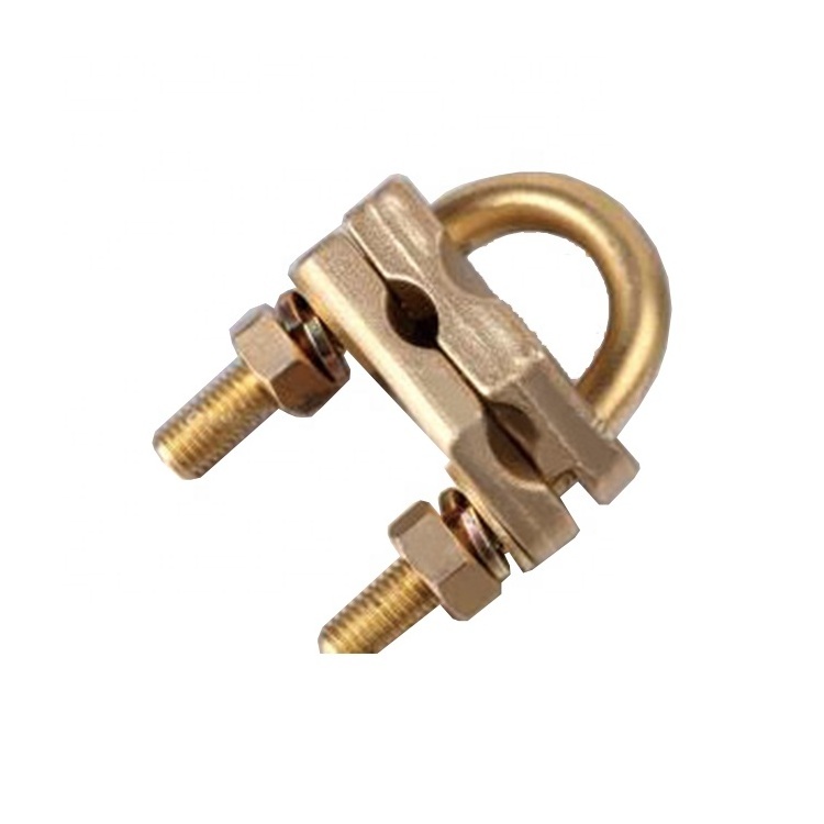 Copper Grounding Clamp for Tape and Wire Connecting Clamp