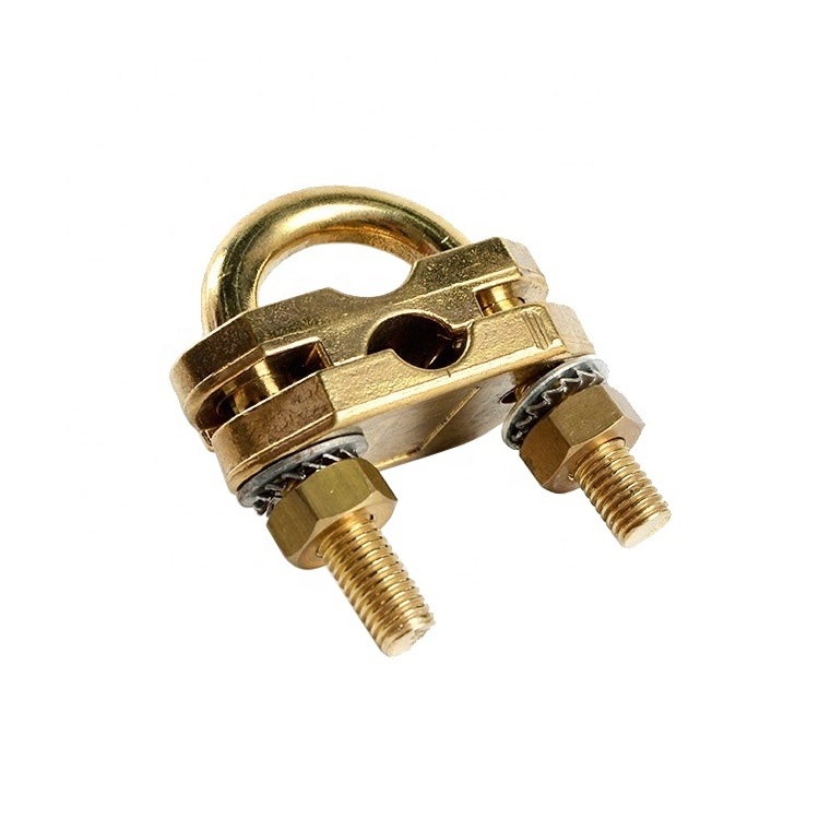 Copper Grounding Clamp for Tape and Wire Connecting Clamp