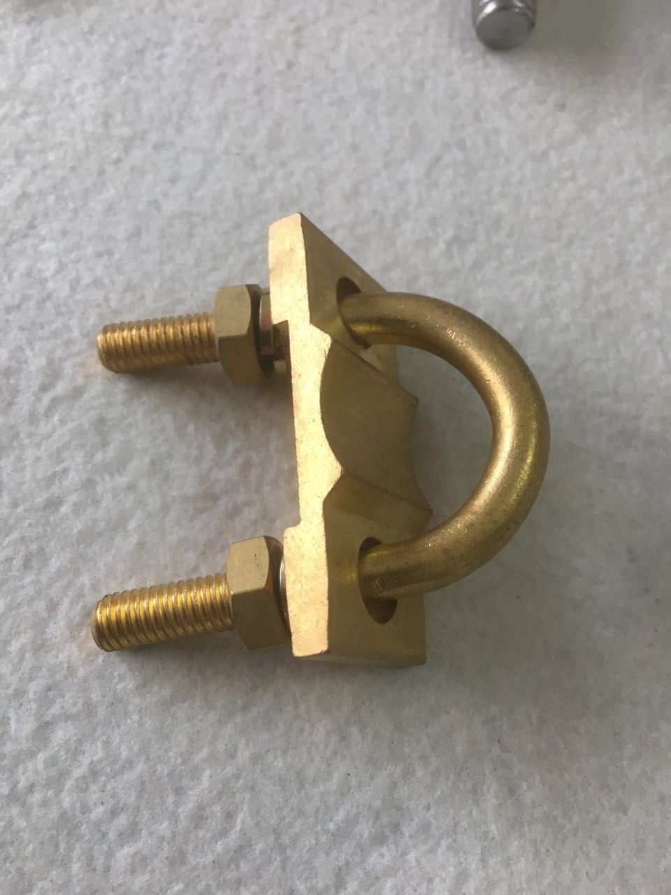 Copper Grounding Clamp for Tape and Wire Connecting Clamp