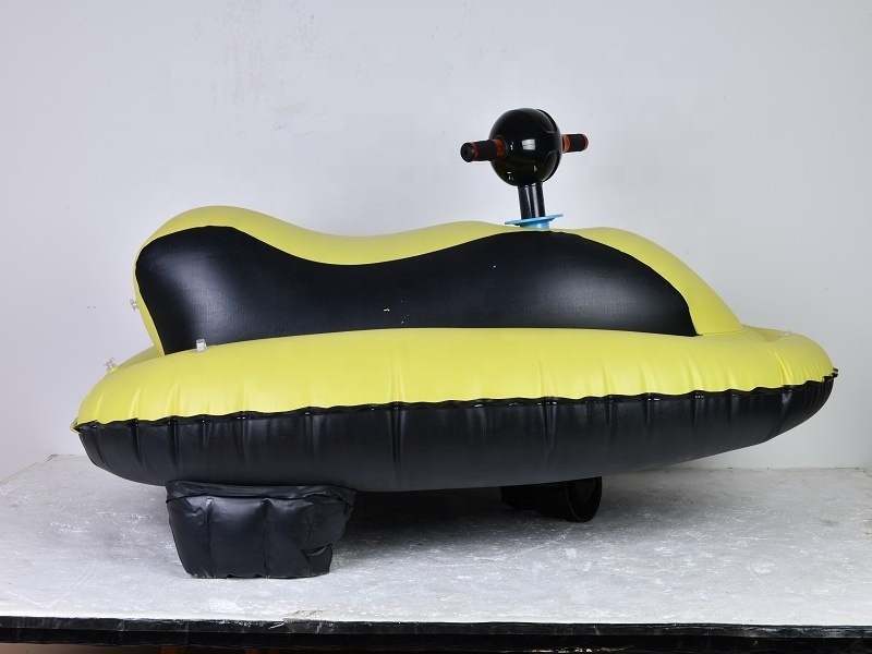 Hot Selling PVC Plastic Toy Jet Ski Water-skiing Inflatable Jet Ski With Electric Motor For Kids