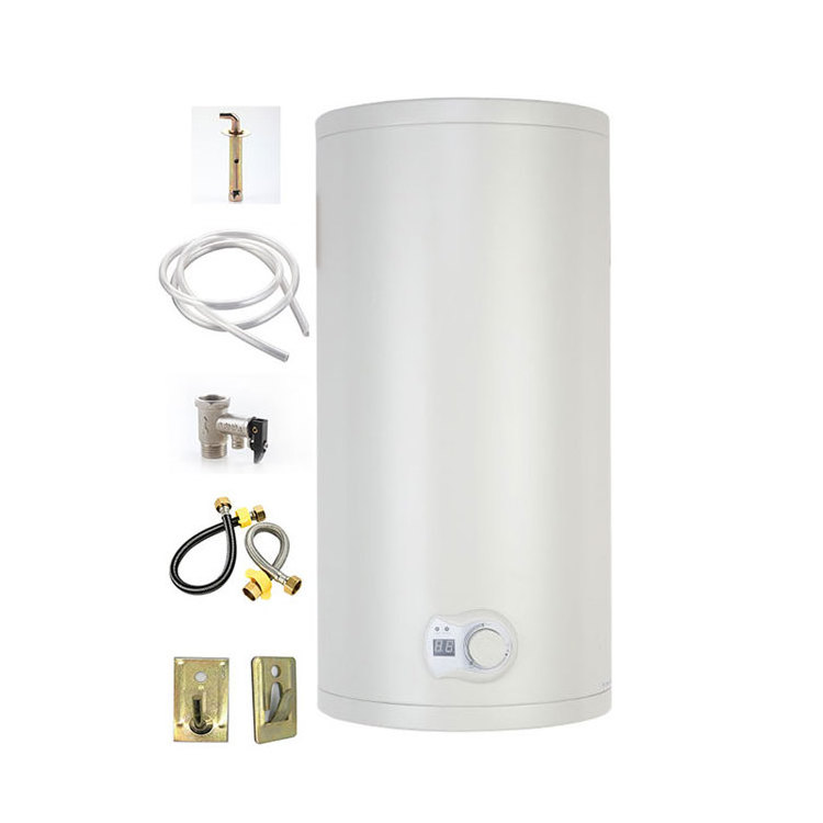 30-100 Liter Glasslined Electric Water Heater Boiler With Digital Temp Display